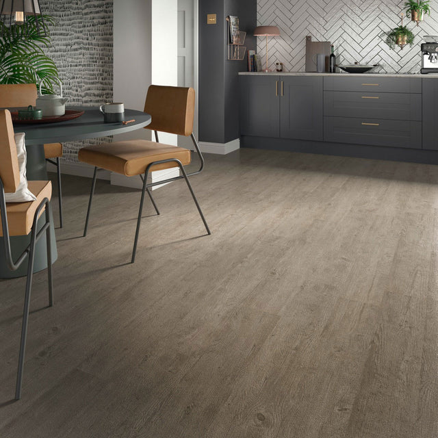 ClickLux Weathered Ash Matt SPC Click Vinyl 17.8 x 121.9cm