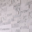 Contour White Matt Split Face Wall Tiles