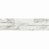 Contour White Matt Split Face Wall Tile 150 x 610mm