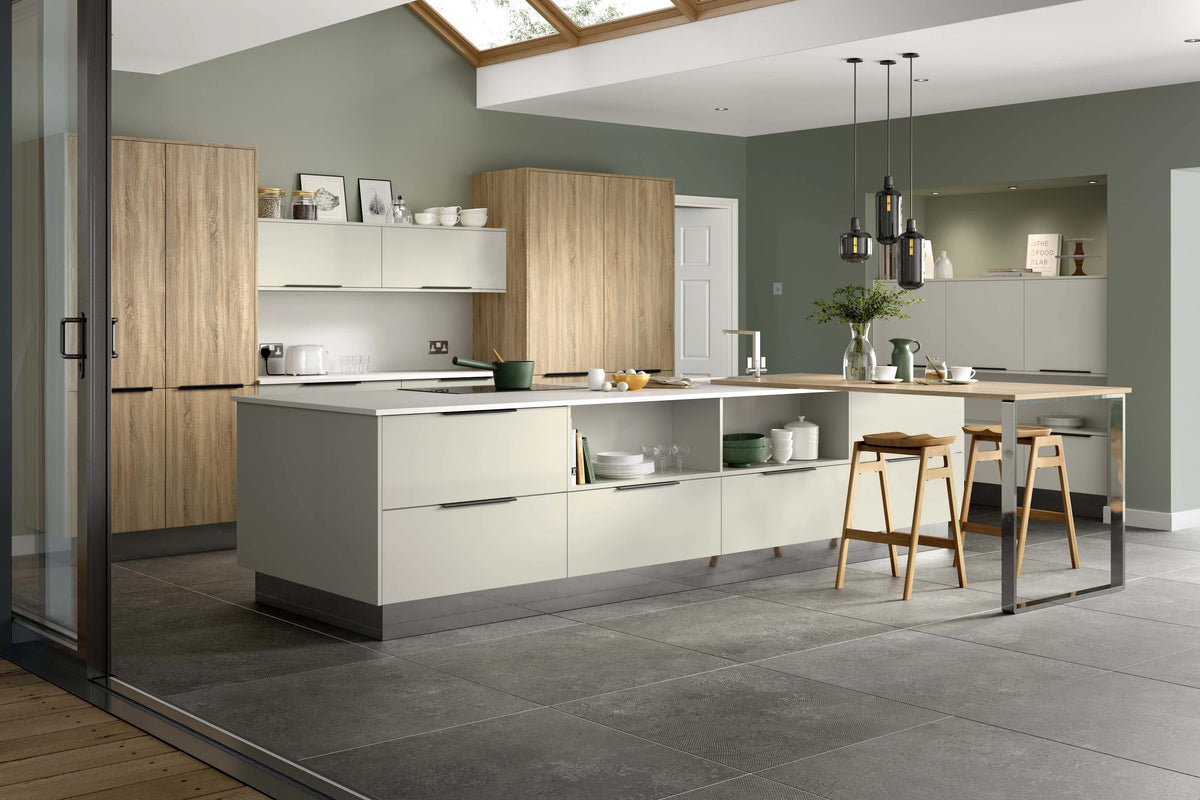 Omega Novus Cube Limestone & Woodgrain New England Oak