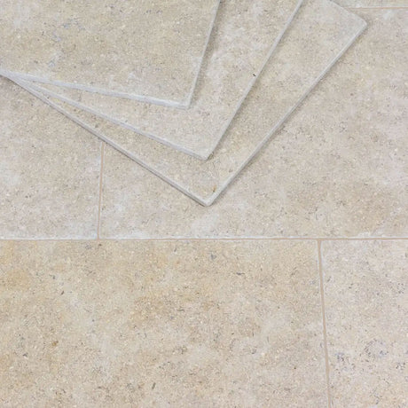 IS Desert Pearl Tumbled Limestone tiles