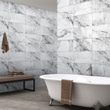 Drift White tiles in bathroom