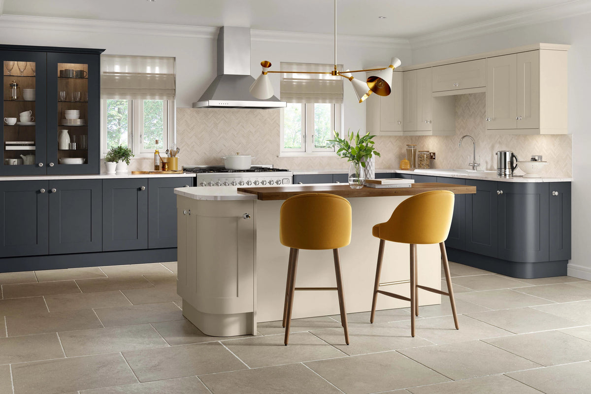 Omega Sheraton Elegant Painted Anthracite & Limestone