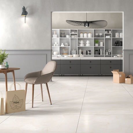 Element Beige Rectified Tiles