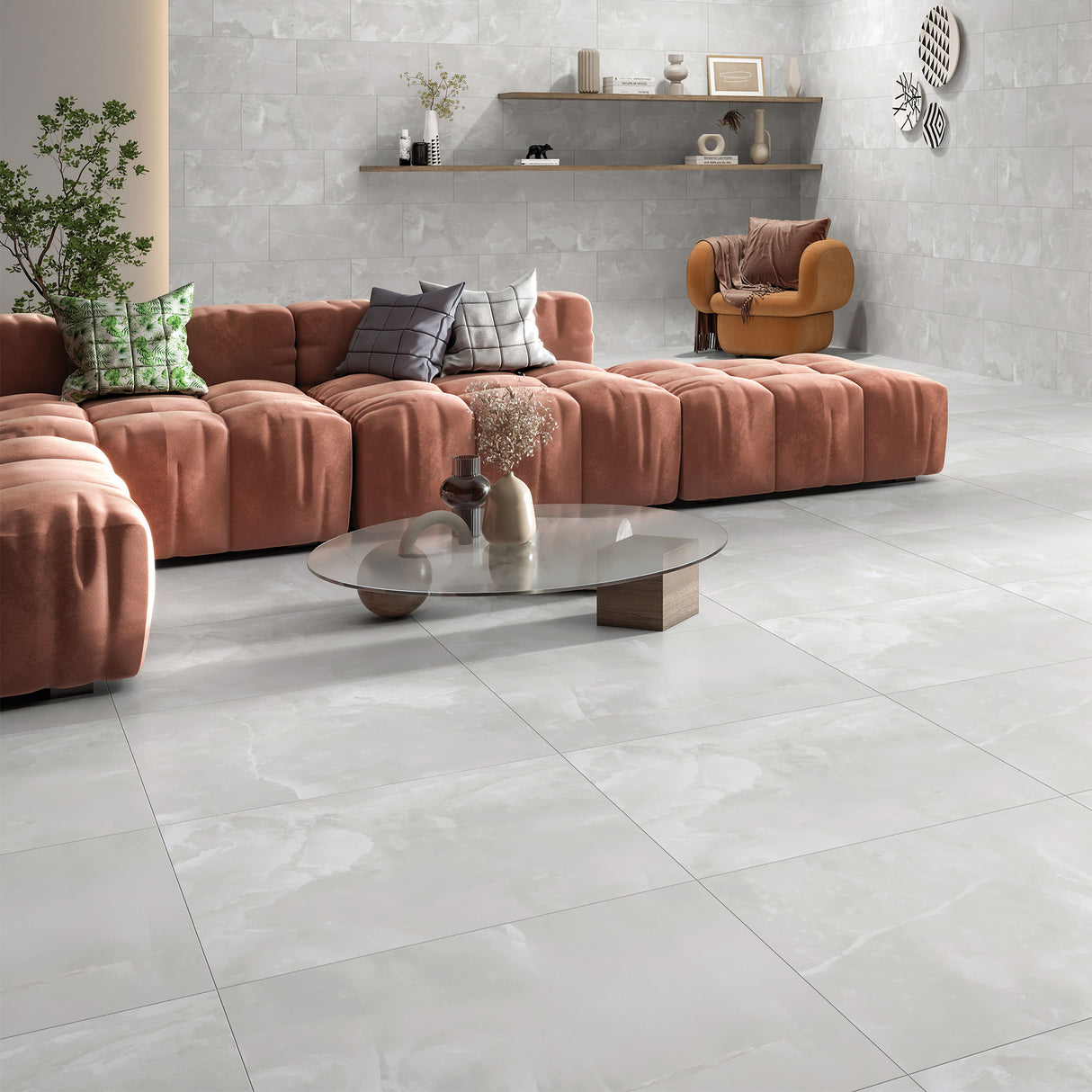 Element Bianco Rectified Tiles