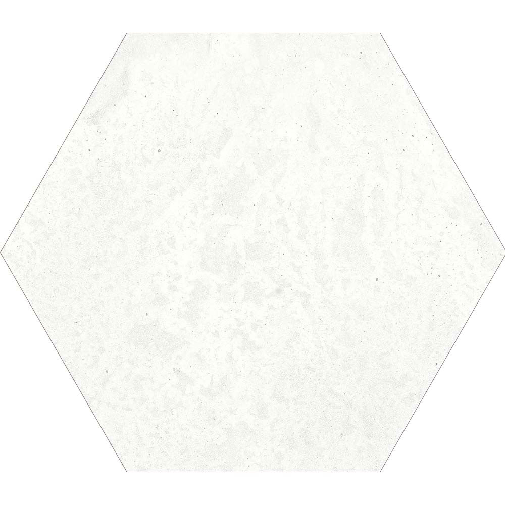 Facet Steel Hexagon Matt Porcelain Tile 175 x 202mm