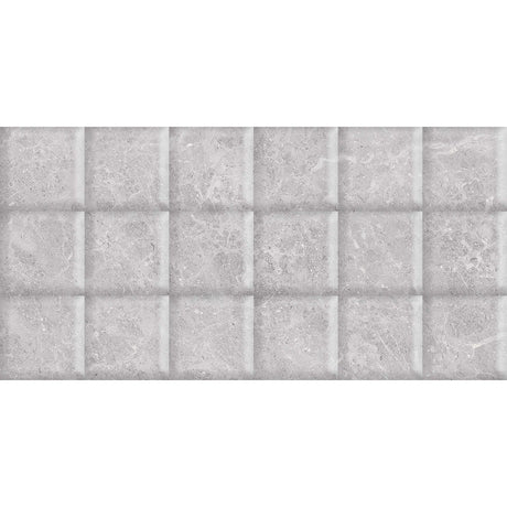 Firenze Jazz Grey Gloss Decor Wall Tile 30 x 60cm