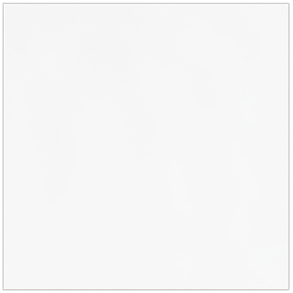 Flat White Gloss Ceramic Wall Tile 20 x 20cm