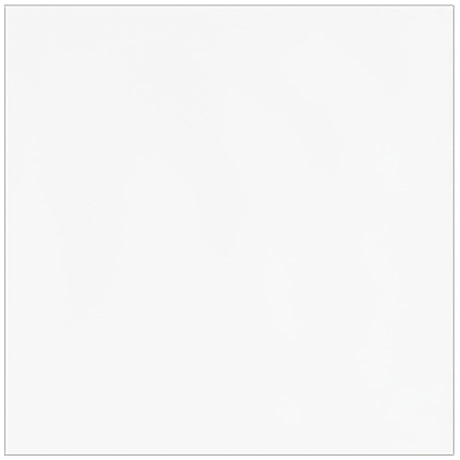 Flat White Gloss Ceramic Wall Tile 20 x 20cm