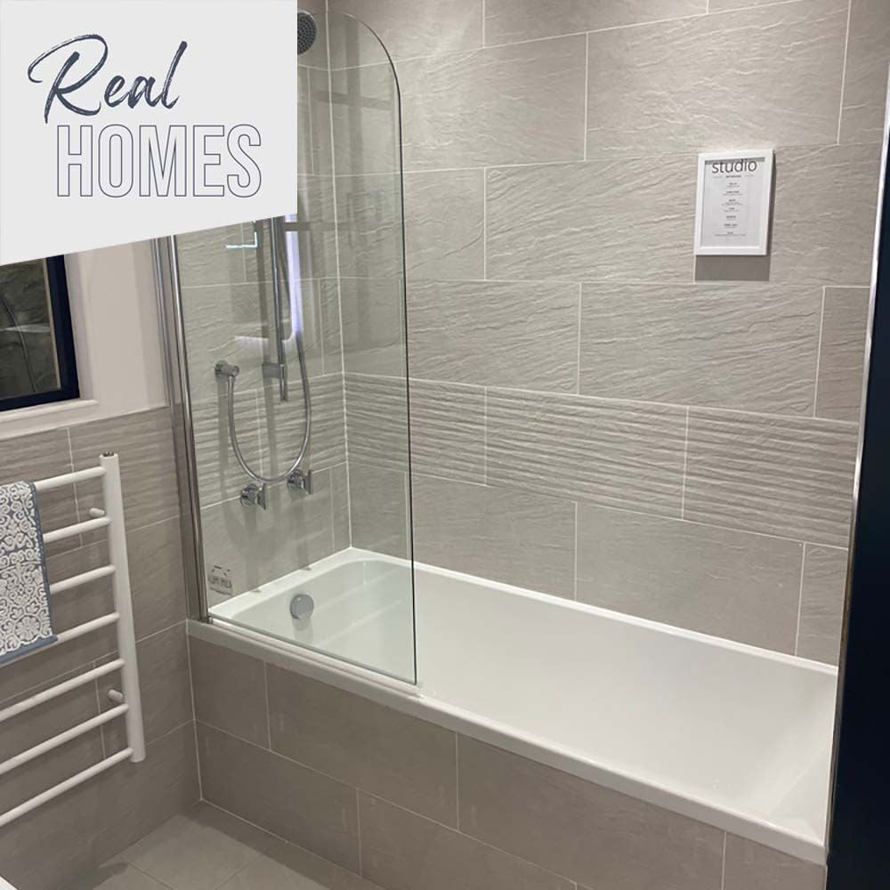 Galeno Moon wall tiles (with Galeno Lined decor)