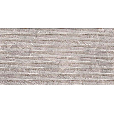Galeno Smoke Lined Rectified Matt Ceramic Wall Tile 30 x 60cm