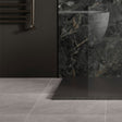 Galeno Smoke tiles, installed on bathroom floor