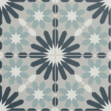 Galleria Gavino Patterned Matt Tile 25 x 25cm (4 tiles)