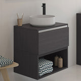 Gallery Matt White Round Washbowl 355mm (tap & unit not included)