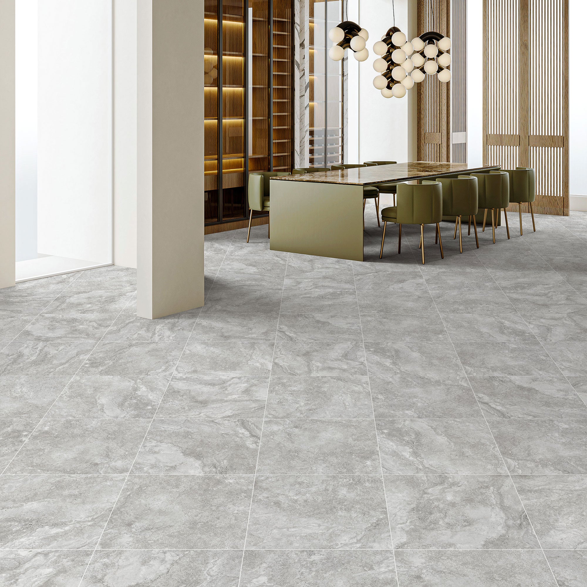 Granada Grey Rectified Matt Tiles