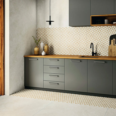 Grespania Arles Blanco wall & floor tiles in kitchen