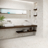 Grespania Bierzo Perla bathroom walls and floor