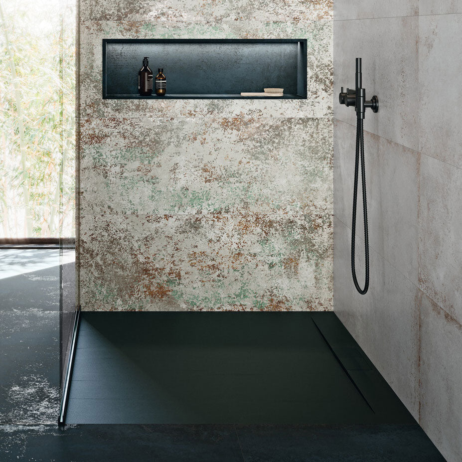 Grespania Distrito Gris Wall Tiles by shower