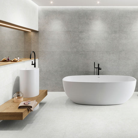 Pangea Blanco & Tasmania Cemento Tiles