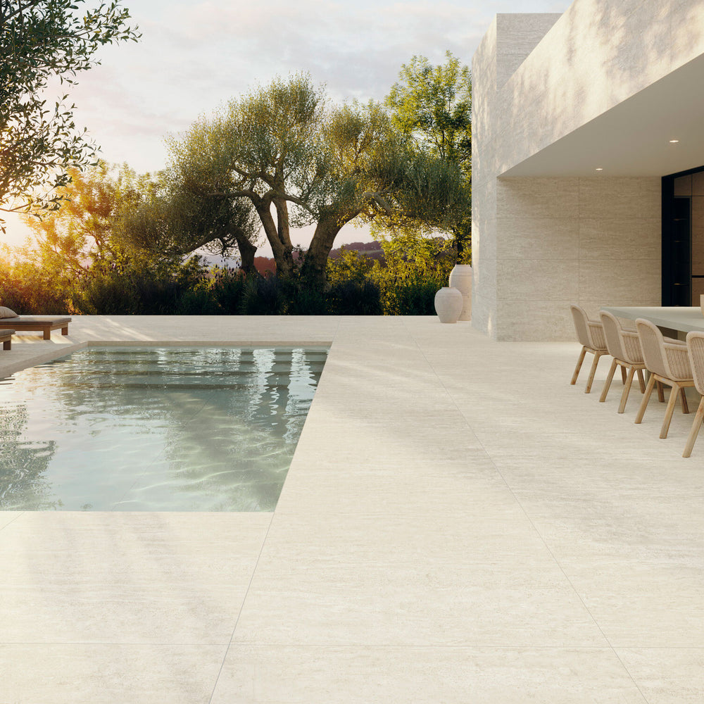 Grespania Riverside Ivory Tiles Outdoors