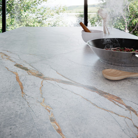 Grespania Blue Roma Coverlam kitchen worktop
