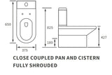 Tabo Cameo C/C Fully Shrouded WC