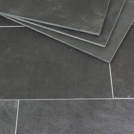 IS Brazilian Black Riven Slate tiles