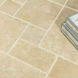 IS Lydia Classico Brushed Chiselled Travertine tiles