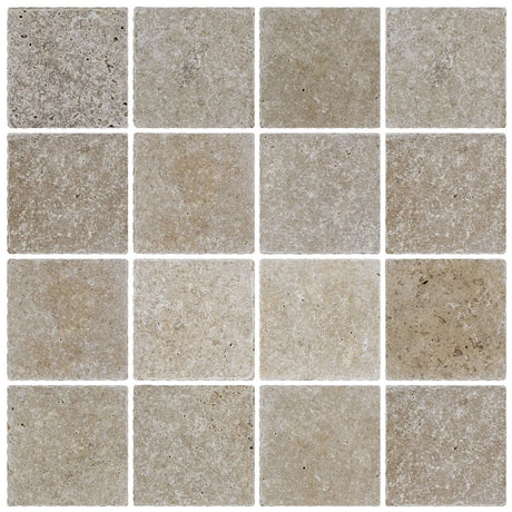 IS Siva Noce Tumbled Travertine tiles