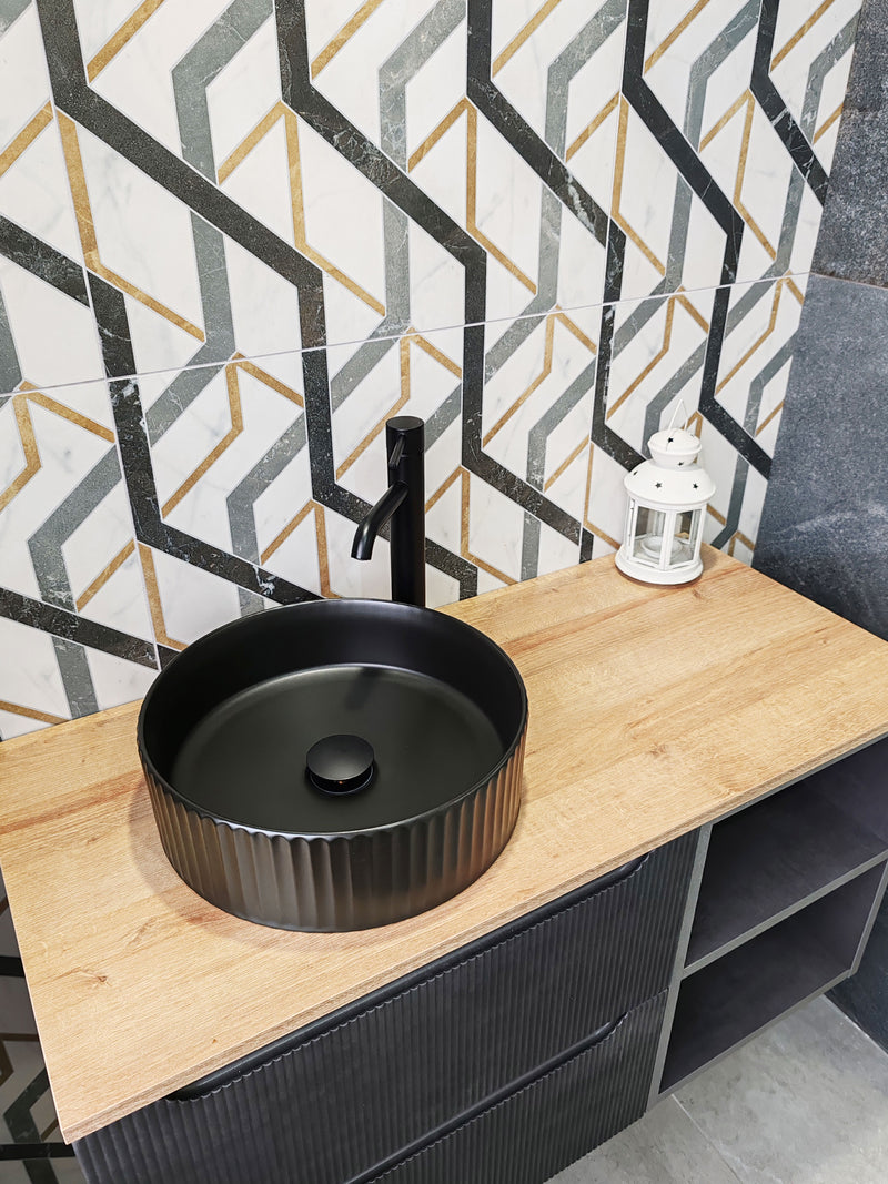 Bathroom display from Tabo showroom, Milton Keynes