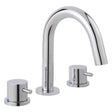 JTP FLORENCE Chrome 3 Hole Deck Mounted Basin Mixer Tap