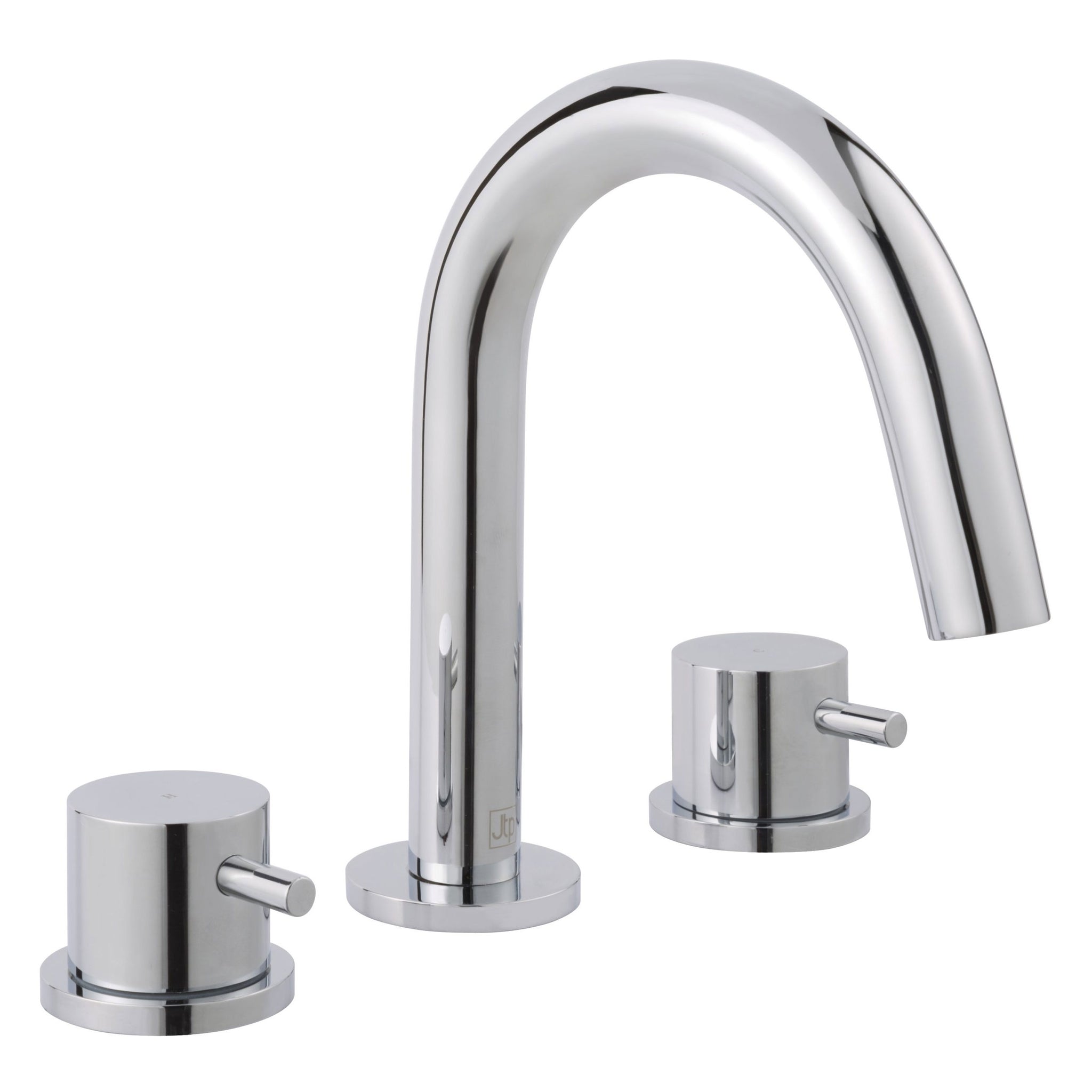 JTP FLORENCE Chrome 3 Hole Deck Mounted Basin Mixer Tap