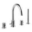 JTP FLORENCE Chrome 4 Hole Bath Shower Mixer Tap