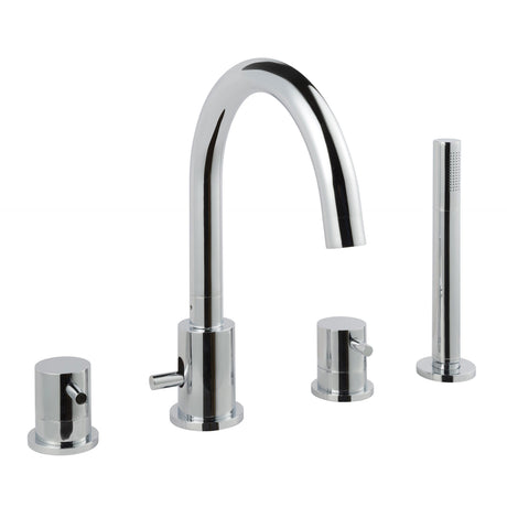 JTP FLORENCE Chrome 4 Hole Bath Shower Mixer Tap