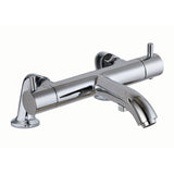 JTP FLORENCE Chrome Deck Mounted Thermostatic Bath Shower Mixer Tap