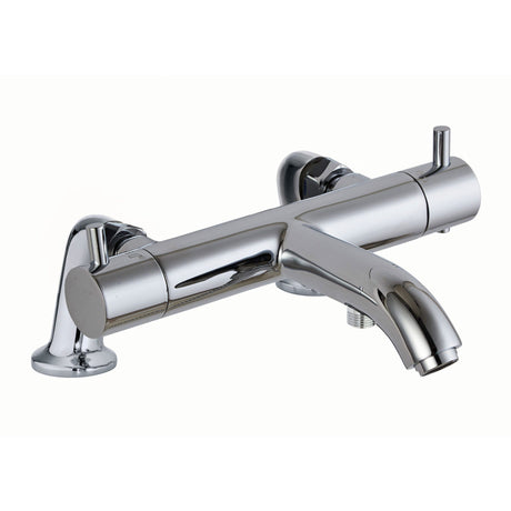 JTP FLORENCE Chrome Deck Mounted Thermostatic Bath Shower Mixer Tap
