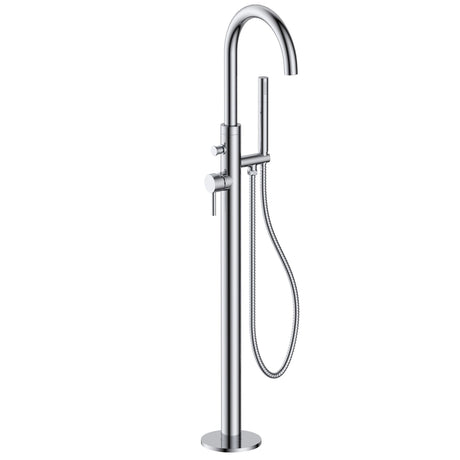 JTP FLORENCE Chrome Floor Standing Bath Shower Mixer Tap