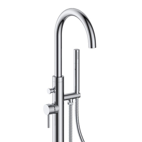 JTP FLORENCE Chrome Floor Standing Bath Shower Mixer Tap