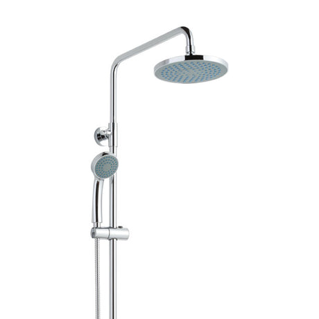 JTP FLORENCE Chrome Shower Pole with Overhead Shower, Hand Shower and Bath Spout