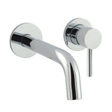 JTP FLORENCE Chrome Single Lever Wall Mounted Basin Mixer Tap