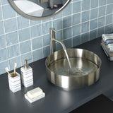JTP INOX Single Lever Tall Basin Mixer Tap