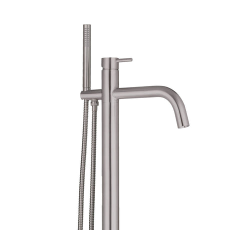JTP INOX Stainless Steel Floor Standing Bath Shower Mixer Tap