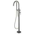 JTP KONO Brushed Black Floor Standing Bath Shower Mixer Tap