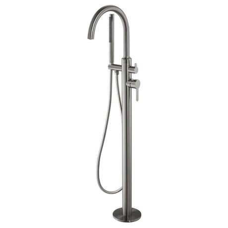 JTP KONO Brushed Black Floor Standing Bath Shower Mixer Tap