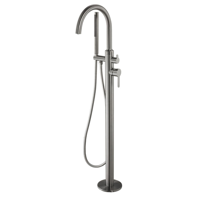 JTP KONO Brushed Black Floor Standing Bath Shower Mixer Tap