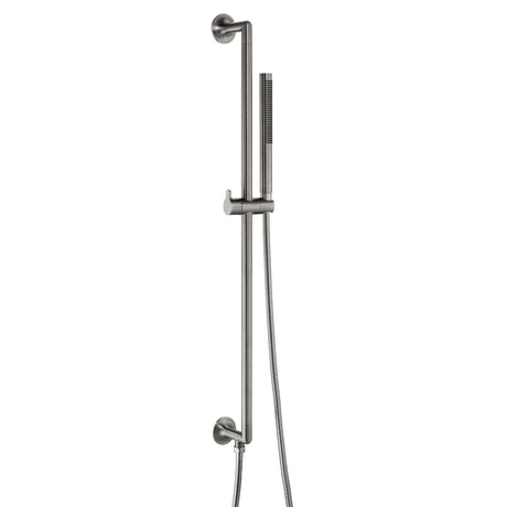 JTP KONO Brushed Black Slide Rail Shower Kit, Slim Shower