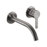 JTP KONO Brushed Black Wall Mounted Basin Mixer Tap