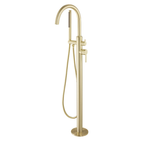 JTP KONO Brushed Brass Floor Standing Bath Shower Mixer Tap