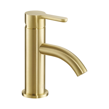 JTP KONO Brushed Brass Single Lever Basin Mixer Tap