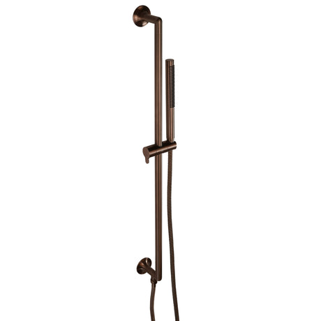 JTP KONO Brushed Bronze Slide Rail Shower Kit, Slim Shower